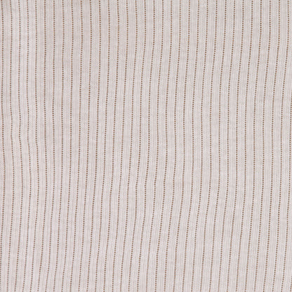 Off-White Striped Wool-Rayon Knit