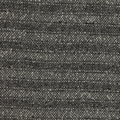 Italian Black Onyx and Gray Wool Boucle Coating