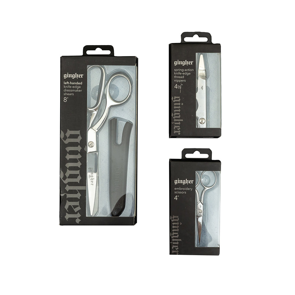 Left Handed Gingher Scissor Gift Set Full