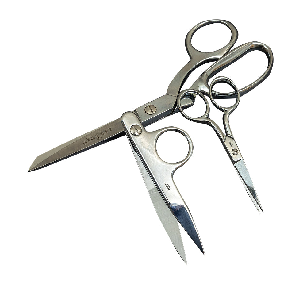 Right Handed Gingher Scissor Gift Set Folded