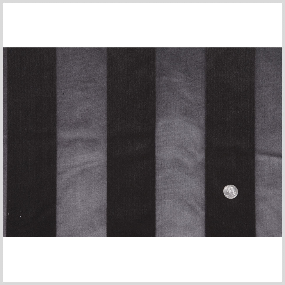 Gray Stripes Velvet Full
