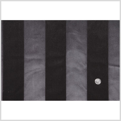 Gray Stripes Velvet Full