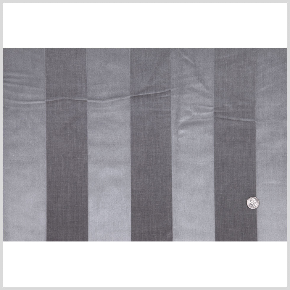 Silver Stripes Velvet Full
