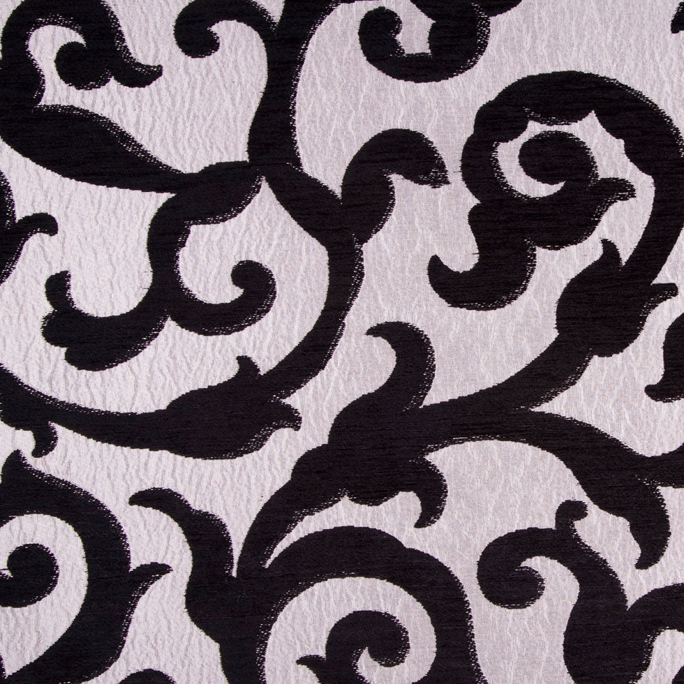 Black/Silver Classical Chenille