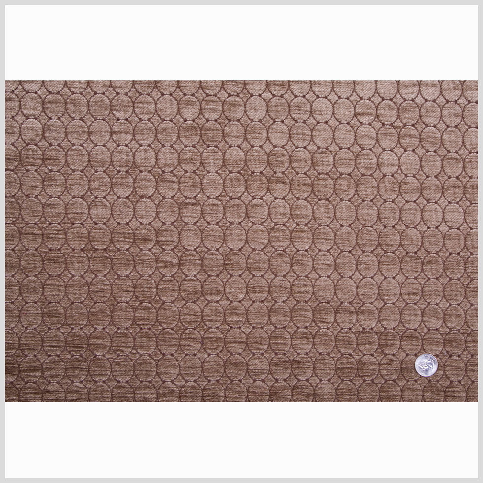 Mink Geometric Chenille Full