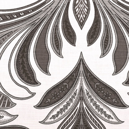 Off-White/Black/Beige Paisley Canvas Detail