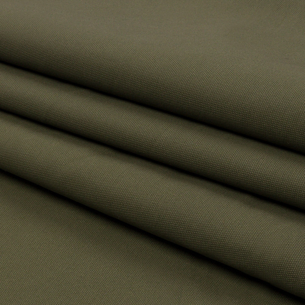 Jalapeno Brushed Cotton Canvas Folded