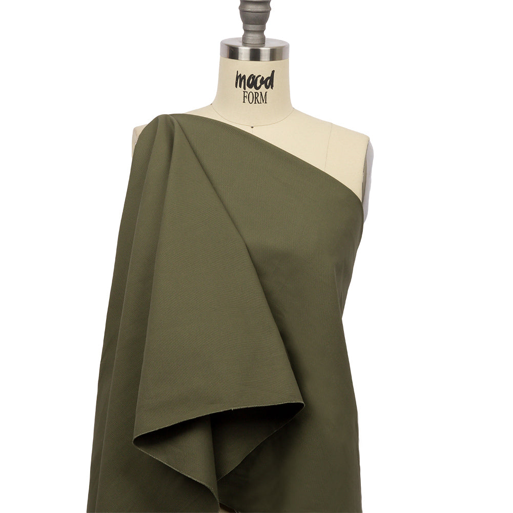 Jalapeno Brushed Cotton Canvas Drape