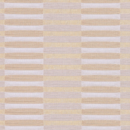 White Gold Stripes Woven Detail