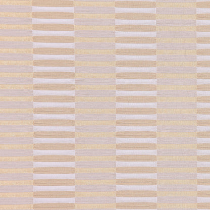 White Gold Stripes Woven