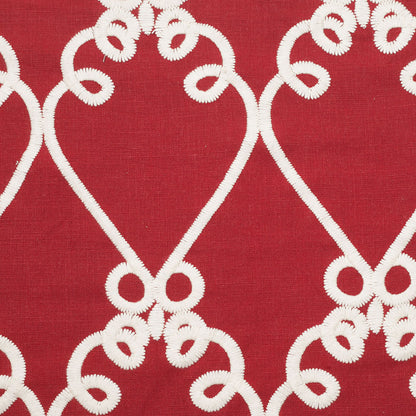 Poppy Classical Rayon-Linen Embroidered Woven