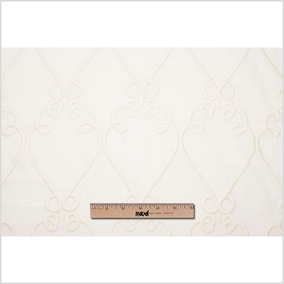 Gardenia Classical Rayon-Linen Embroidered Woven Full