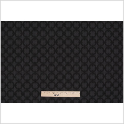 Anchor Geometric Embroidered Cotton-Poly Woven Full