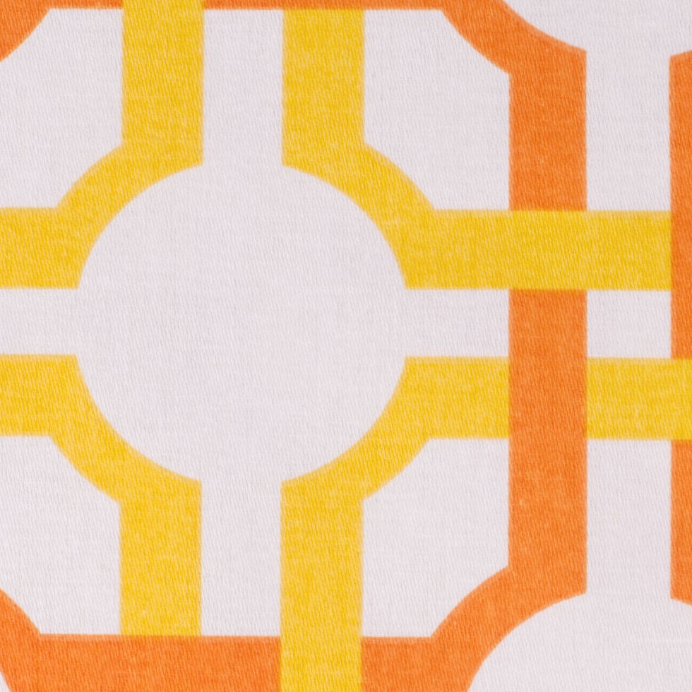 Citrus Geometric Prints Detail