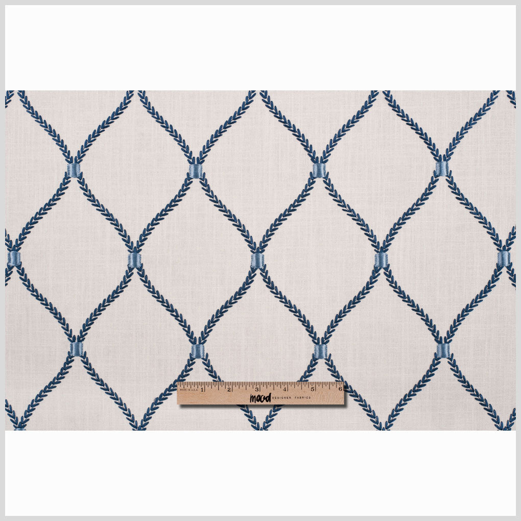 Porcelain Classical Rayon Embroidered Linen Full