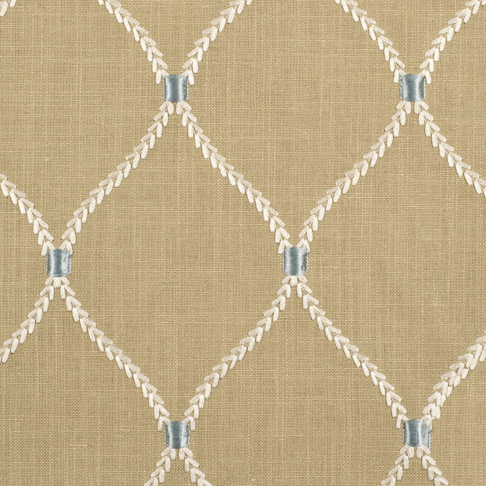 Mineral Classical Rayon Embroidered Linen