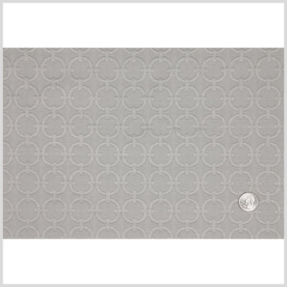 Sterling Geometric Embroidered Cotton-Poly Woven Full