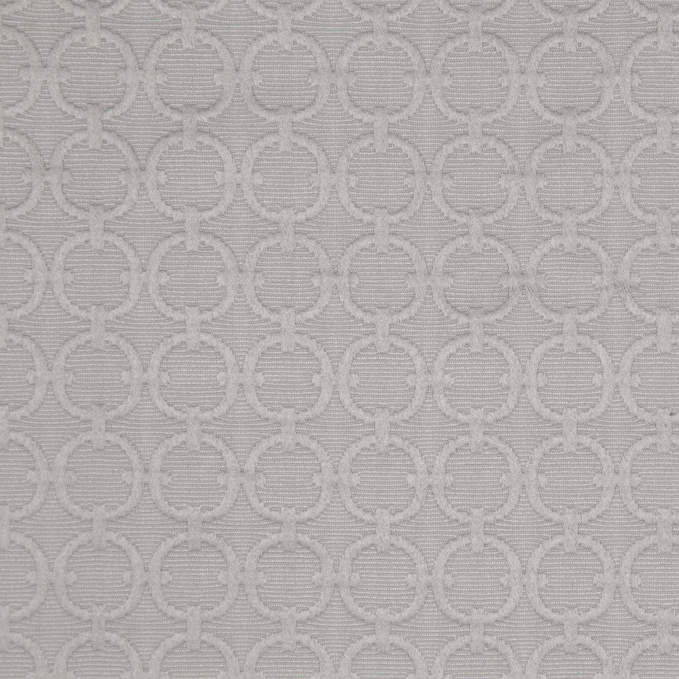 Sterling Geometric Embroidered Cotton-Poly Woven