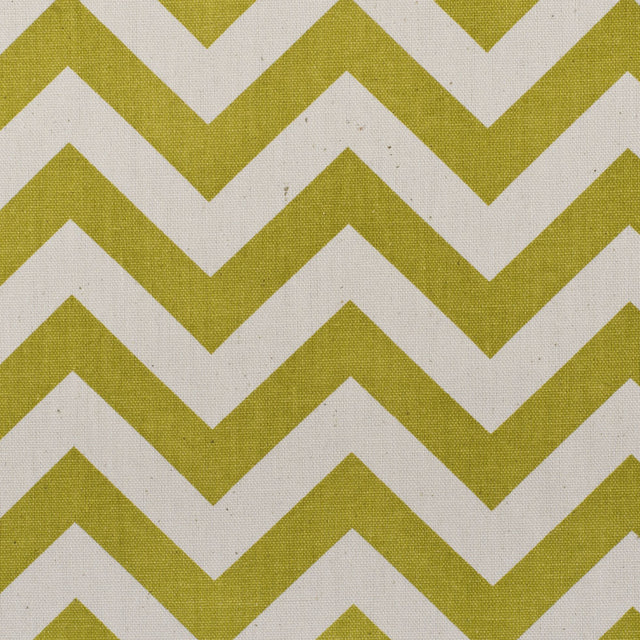 Village Green/Natural Zig Zag Canvas