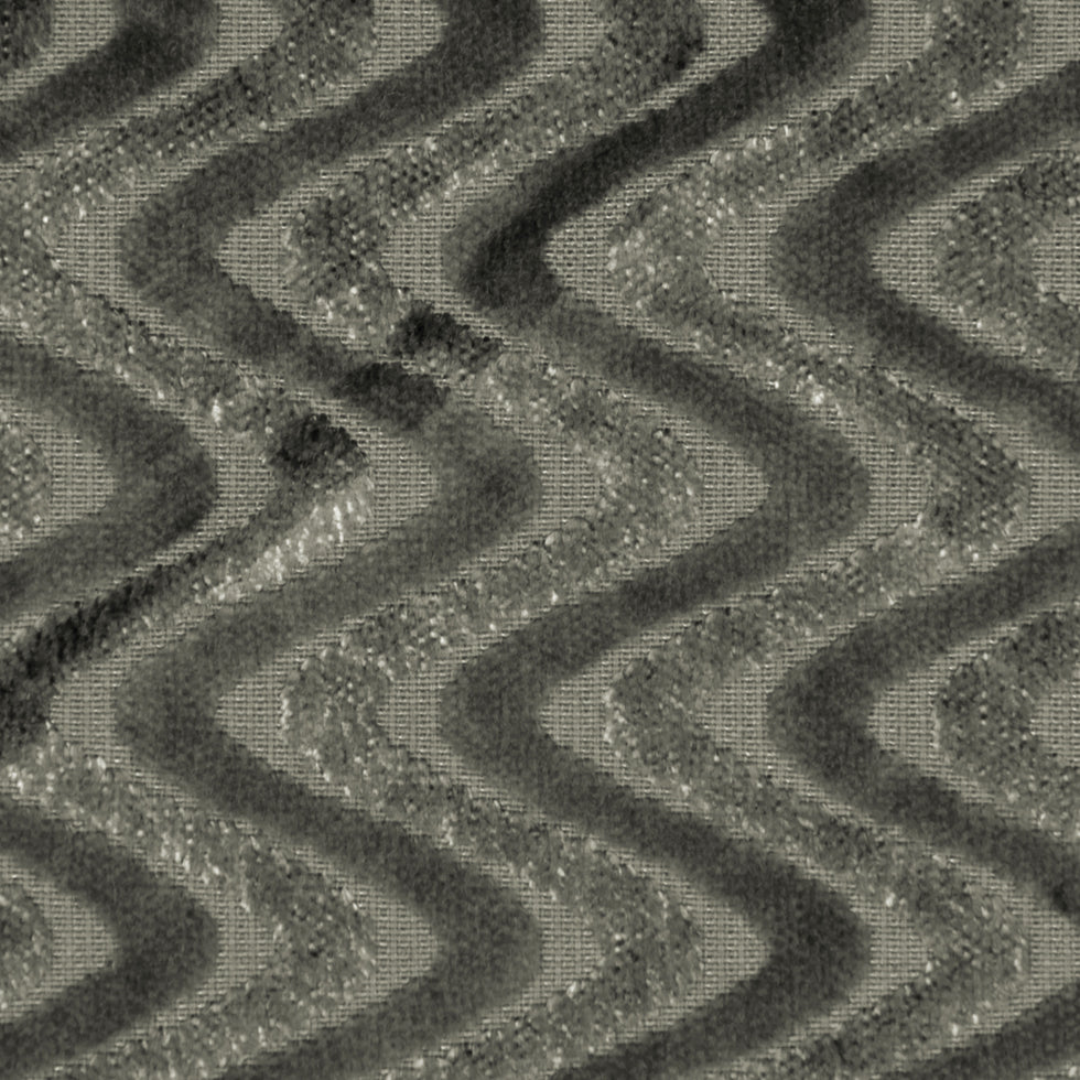 Olive Zig Zag Velvet