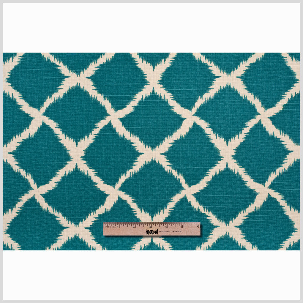 Peacock Geometric Canvas Full