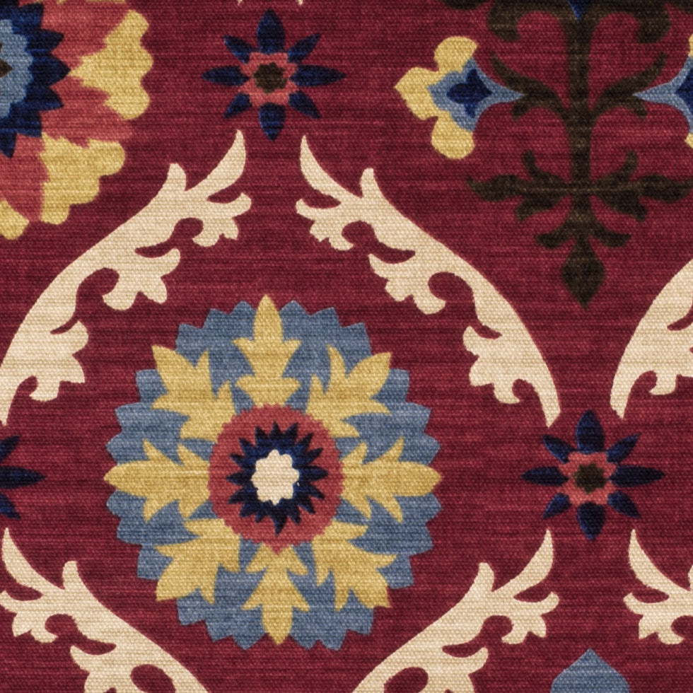Gem Medallion Canvas Detail