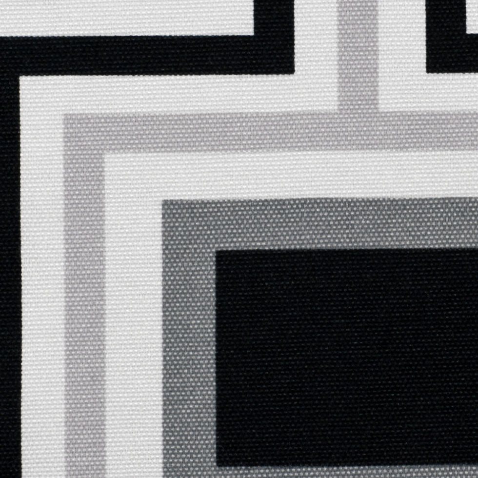 Grays and Black Geometric Geometric Canvas Detail