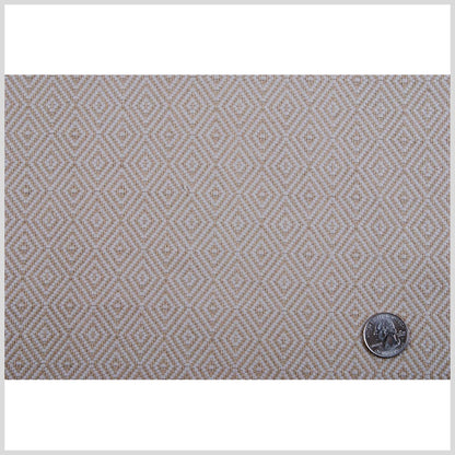Beige Diamond Woven Full