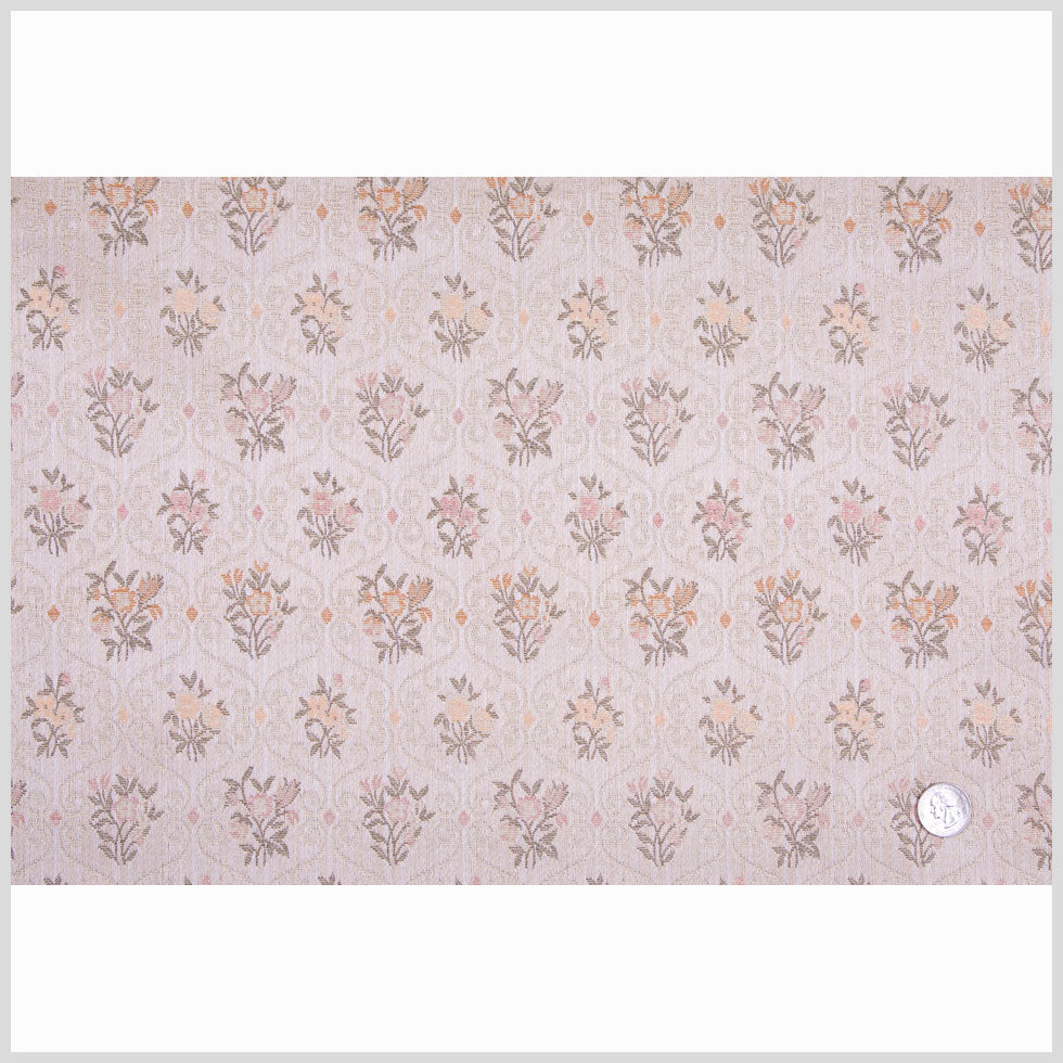 Beige/Moss/Premier Rose/Wheat Floral Woven Full