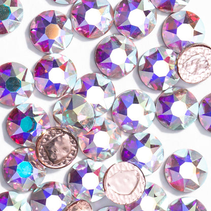 Crystal AB Hotfix Swarovski Rhinestones Folded