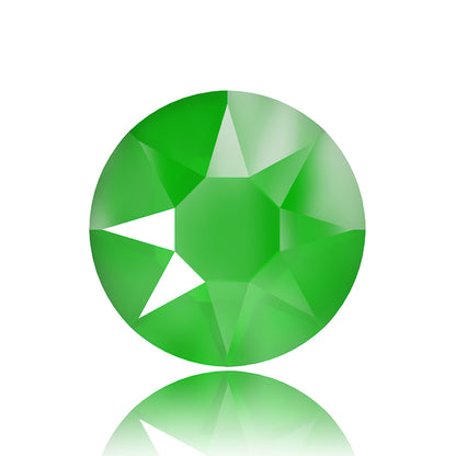 Crystal Electric Green Hotfix Swarovski Rhinestones Full