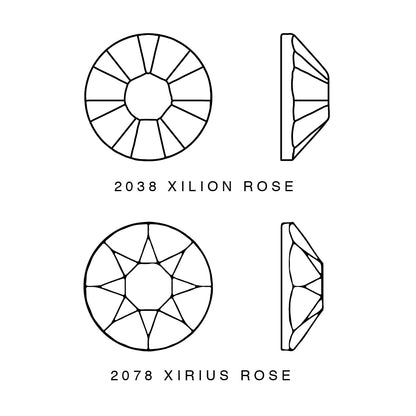 Crystal Electric Orange Hotfix Swarovski Rhinestones Full