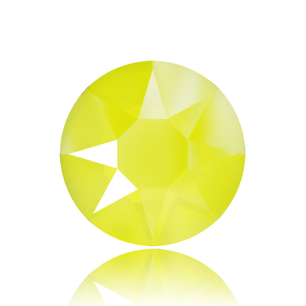 Crystal Electric Yellow Hotfix Swarovski Rhinestones Full