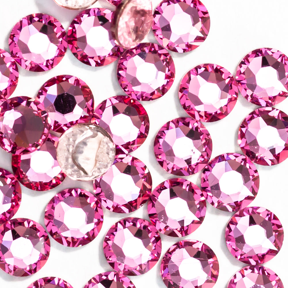 Rose Hotfix Swarovski Rhinestones Folded