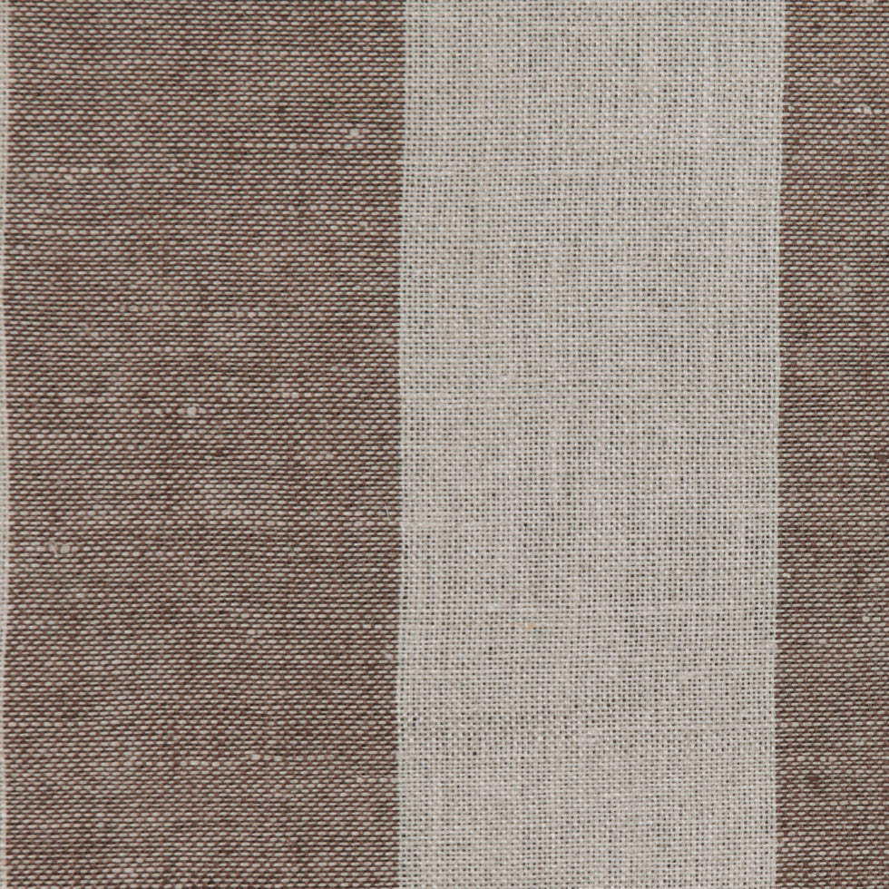 Brown Stripes Linen