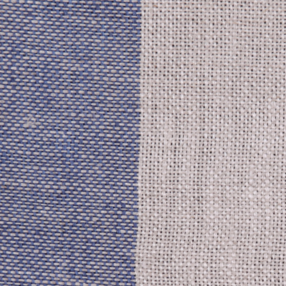 Blue 5 Stripes Linen Detail