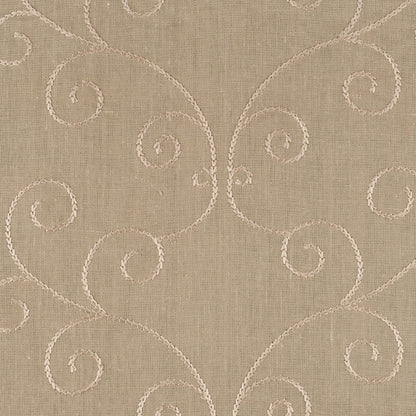 Natural Beige Swirls Embr & Eyelet