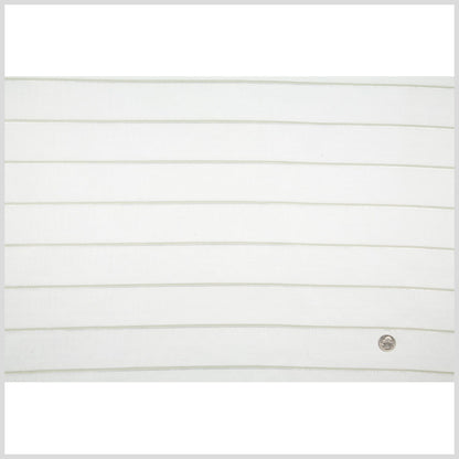 Duck Egg/Silver Stripes Sheer Full