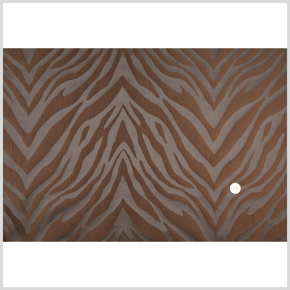 Chocolate Animal Brocade Full
