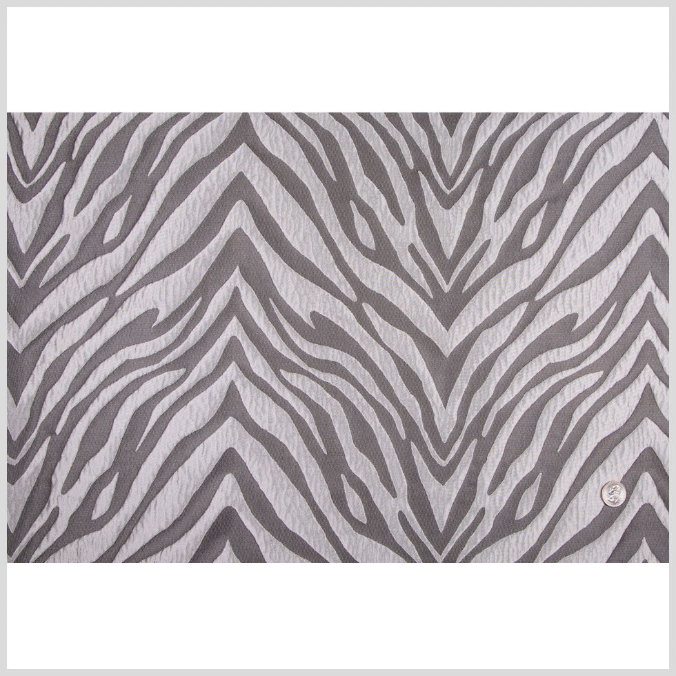 Silver Animal Brocade Full