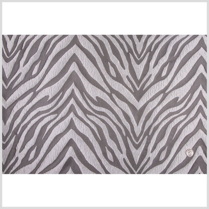 Silver Animal Brocade Full