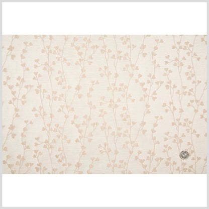 Cream Floral Woven Full