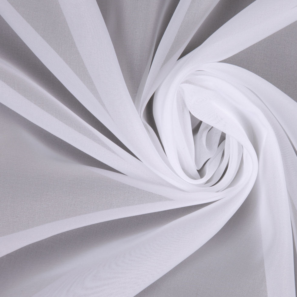White Sheer Voile Detail