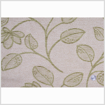 Beige/Olive Floral Chenille Full