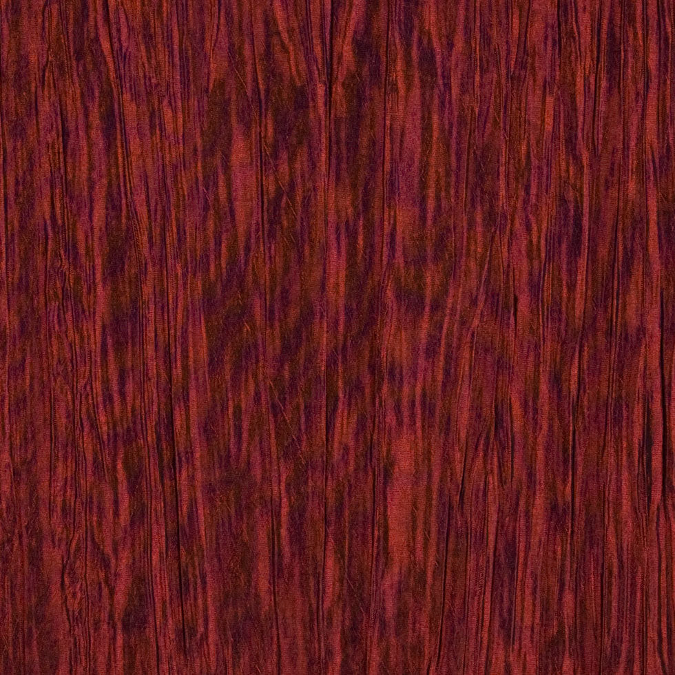 Garnet Crinkled Taffeta