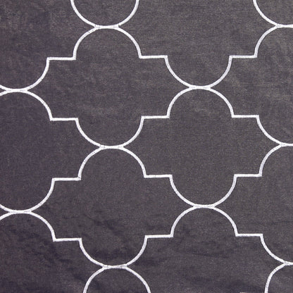 White Geometric Sheer