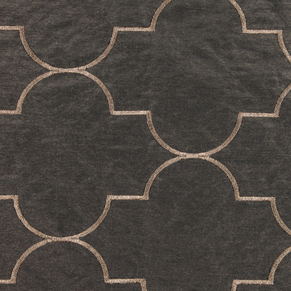 Antique Gold Geometric Sheer Detail