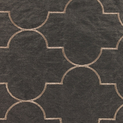 Antique Gold Geometric Sheer Detail