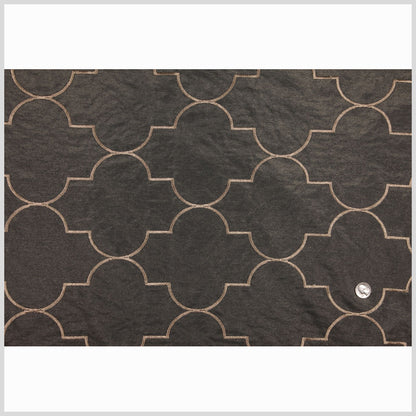 Antique Gold Geometric Sheer Full