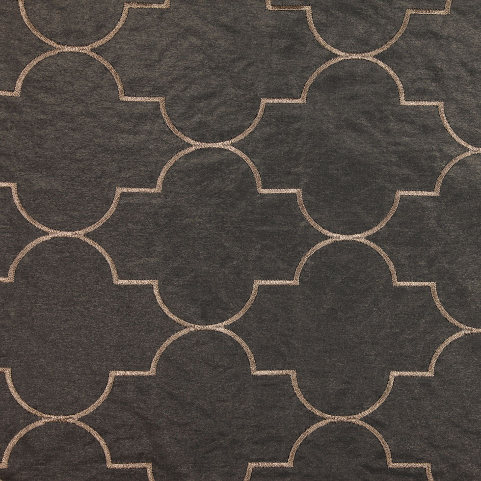 Antique Gold Geometric Sheer